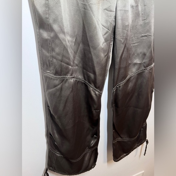 Soleil Rose Silk Cargo Pants S - Picture 11 of 13